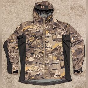Under Armour Hunting Men's Camo Waterproof Rain Jacket